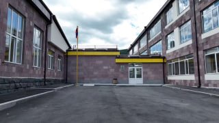 Отремонтированная школа в Цахкадзоре Котайкской области, Армения