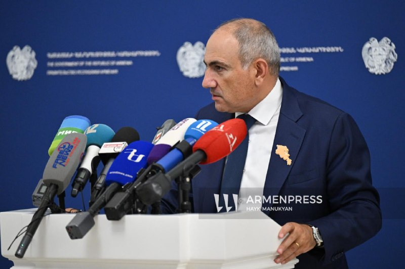 Никол Пашинян на брифинге после заседания правительства Армении