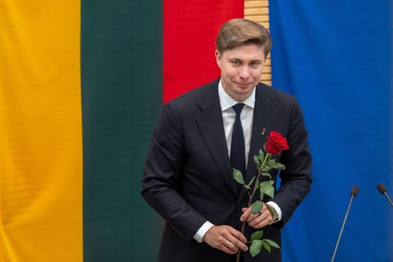 Миндаугас Синкявичюс выступает в Сейме Литвы после утверждения премьер-министром