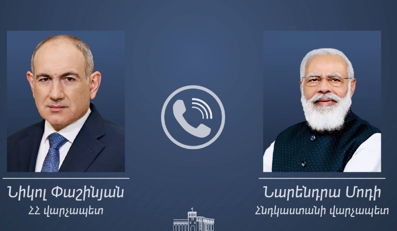 Нарендра Моди и Никол Пашинян, лидеры Индии и Армении