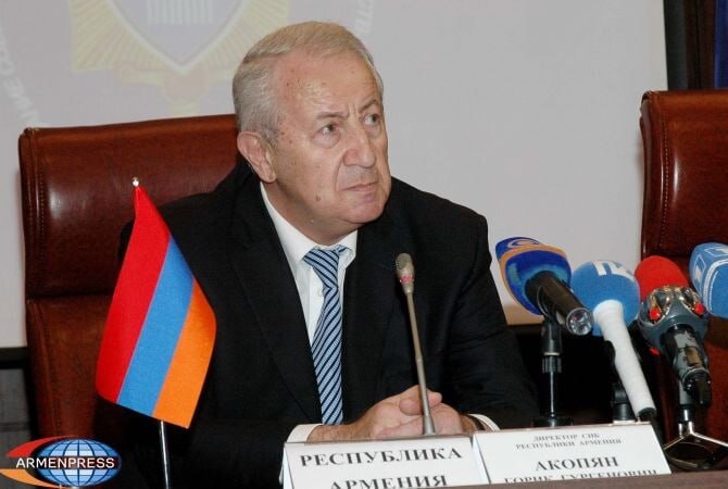 В Армении возбуждено уголовное дело против бывшего директора СНБ Горика Акопяна по событиям 2008 года