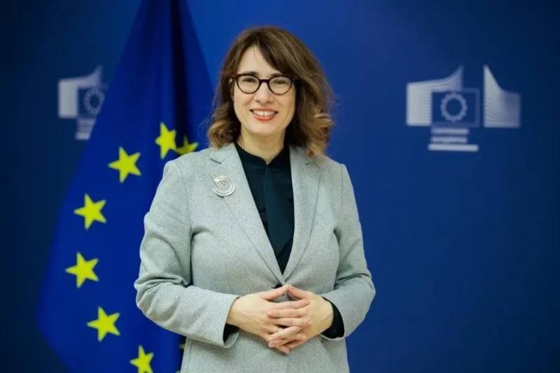 Высокий представитель ЕС Анита Хиппер на встрече в Армении