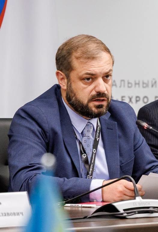 Министр экономики Армении Геворг Папоян на заседании Совета ЕАЭС в Екатеринбурге