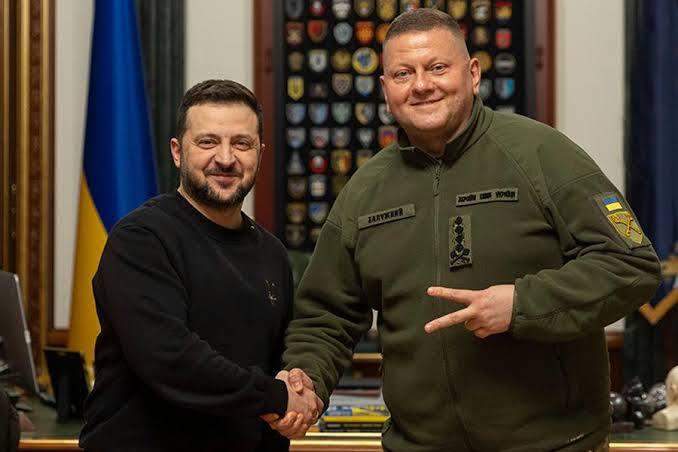 Валерий Залужный во время службы в ВСУ