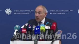 Никол Пашинян выступает с заявлением о национализации «Араратцемента» в Армении