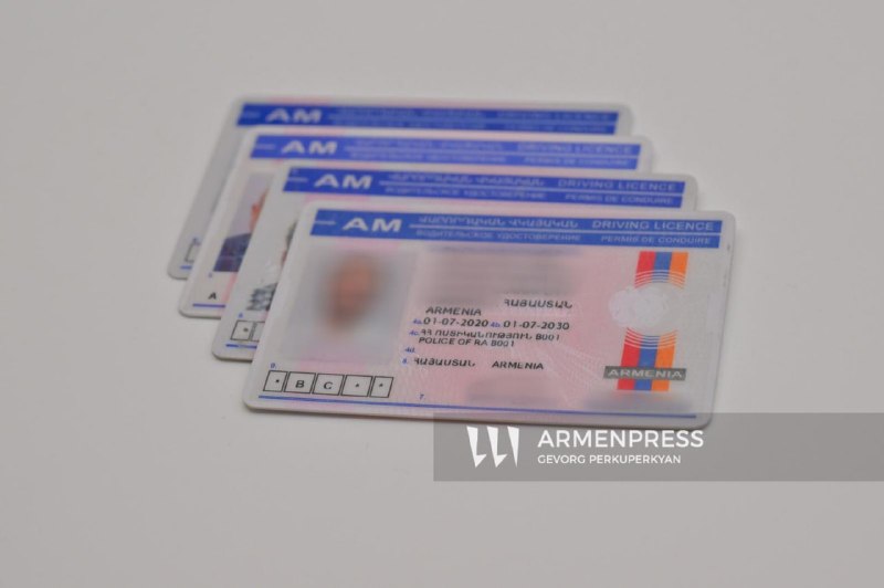 Заседание правительства Армении, министр внутренних дел Арпине Саргсян выступает с предложением об изменении правил сдачи