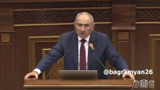 Премьер-министр Армении Никол Пашинян выступает в НС РА с отчетом о бюджете 2025