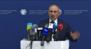 Никол Пашинян выступает с заявлением о проекте TRIPP, Армения
