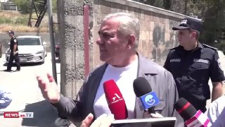 Самвел Карапетян на пресс-конференции в Ереване, Армения