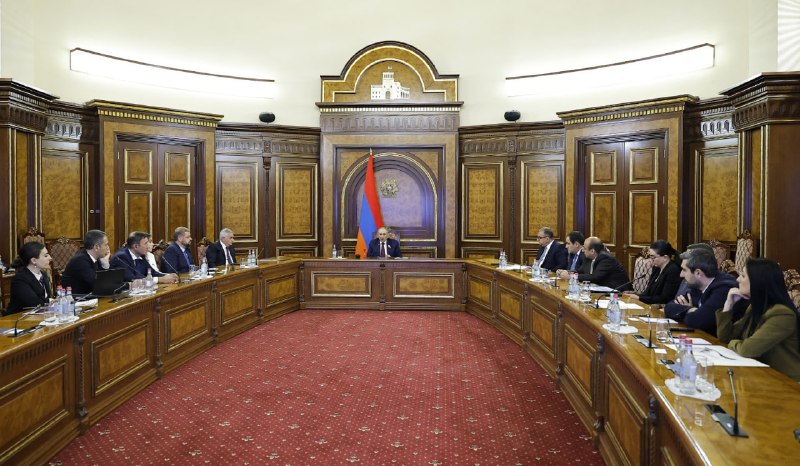 Заседание правительства Армении под председательством Никола Пашиняна