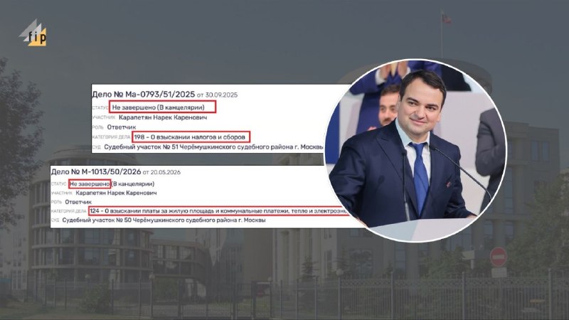 Декларация кандидата в депутаты Нарека Карапетяна для ЦИК Армении