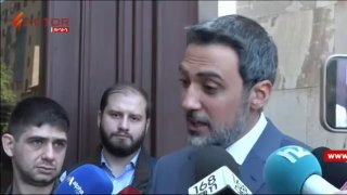 Арам Вардеванян общается с журналистами в Армении